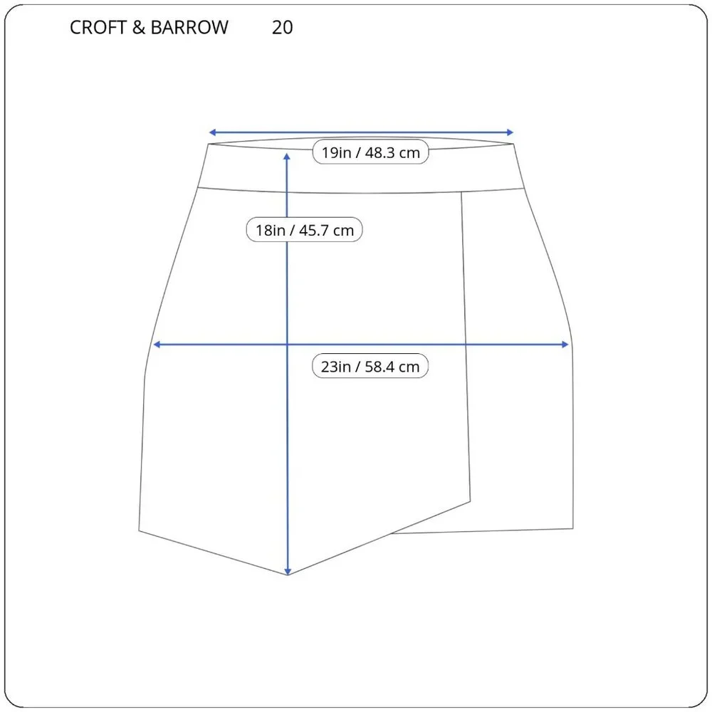 Croft Barrow Women Skort 20 Plus Shorts Skirt Beige Pull On Casual C2E